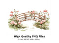 Rose Bridge Clipart Bundle