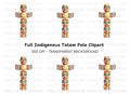 Traditional Totem Pole Clipart Bundle
