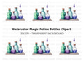 Potion Bottles Clipart Bundle