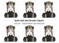 Gothic Lolita Girl Clipart Bundle