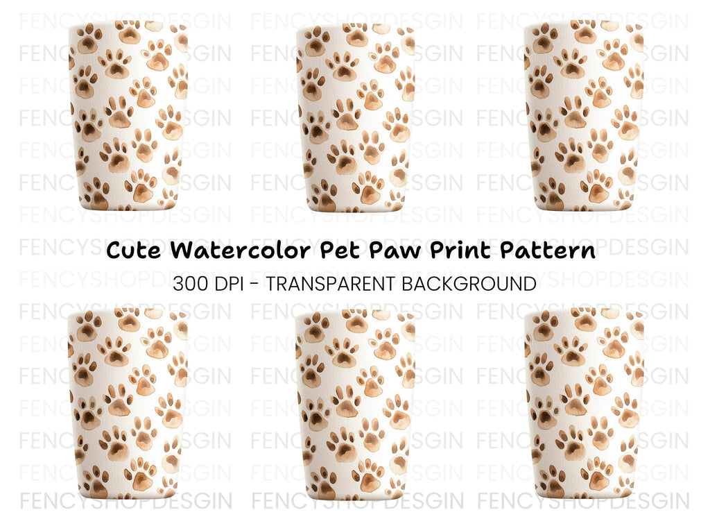 Cute Paw Clipart Bundle