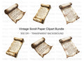 Vintage Scroll Clipart Bundle