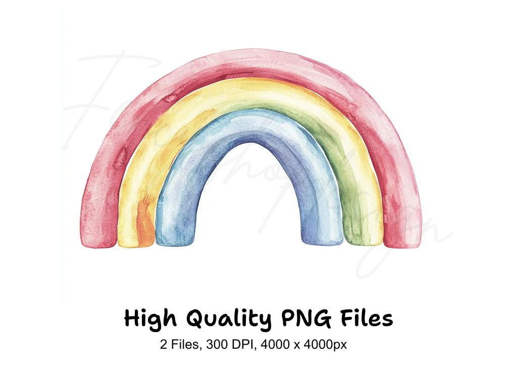 Rainbow Clipart Bundle