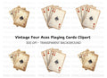 Aces Playing Cards Clipart Bundle