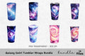 Galaxy Swirl Tumbler Clipart Bundle