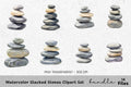 Stacked Stones Clipart Bundle