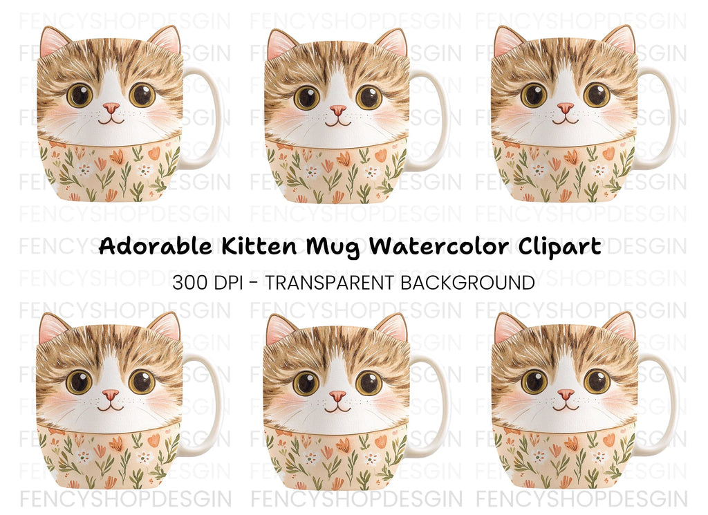 Adorable Cat Clipart Bundle