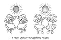 Snowflake Disco Party Fun Coloring Books