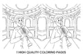 Christmas Clarinet Player Coloring Books