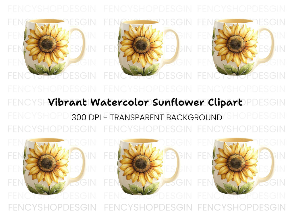 Sunflower Clipart Bundle