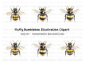 Top Down Bumblebee Clipart Bundle