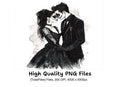 Spooky Gothic Wedding Clipart Bundle