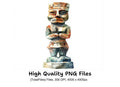 Ancient Tribal Totem Clipart Bundle