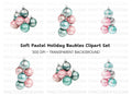 Christmas Ornament Stacks Clipart Bundle