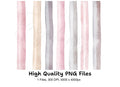 Pastel Stripes Background Clipart Bundle