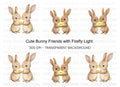 Cute Bunny Couple Clipart Bundle