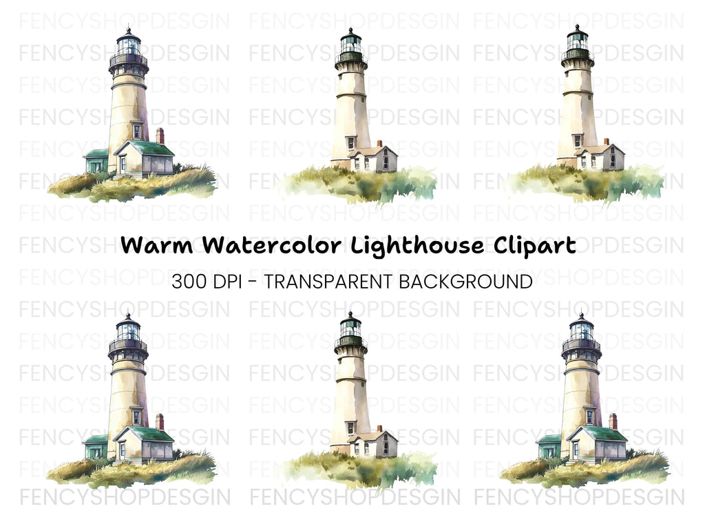 Lighthouse Clipart Bundle