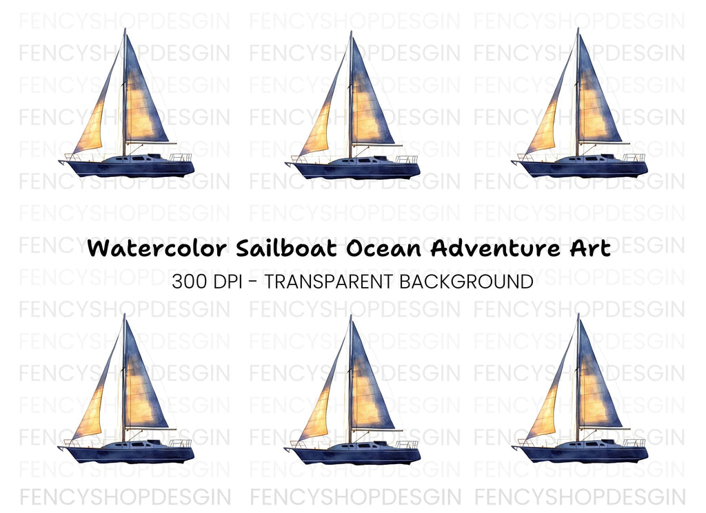 Sailboat Clipart Bundle
