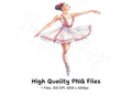 Elegant Ballerina Clipart Bundle