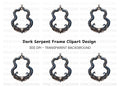 Mystical Serpent Amulet Clipart Bundle