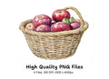 Apple Baskets Clipart Bundle