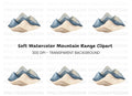 Abstract Mountain Clipart Bundle