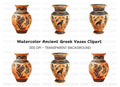 Ancient Greek Vases Clipart Bundle