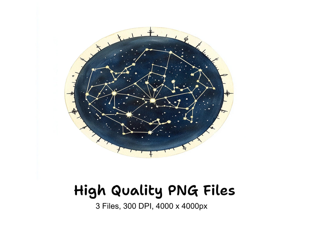Constellation Clipart Bundle