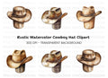 Cowboy Hat Clipart Bundle