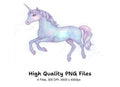 Sparkling Unicorns Clipart Bundle