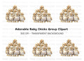 Adorable Baby Chicks Clipart Bundle