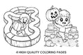 Pumpkin Patch Maze for Kids Coloring Books