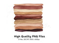 Skin Tone Swatches Clipart Bundle