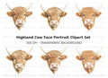 Highland Cow Clipart Bundle