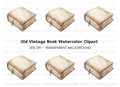 Single Vintage Book Clipart Bundle