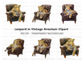 Leopard in Armchair Clipart Bundle