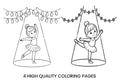 Graceful Ballerinas Coloring Books