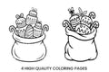 Christmas Gift Bags Coloring Books