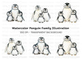 Charming Baby Penguin Clipart Bundle