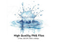 Water Splash Clipart Bundle
