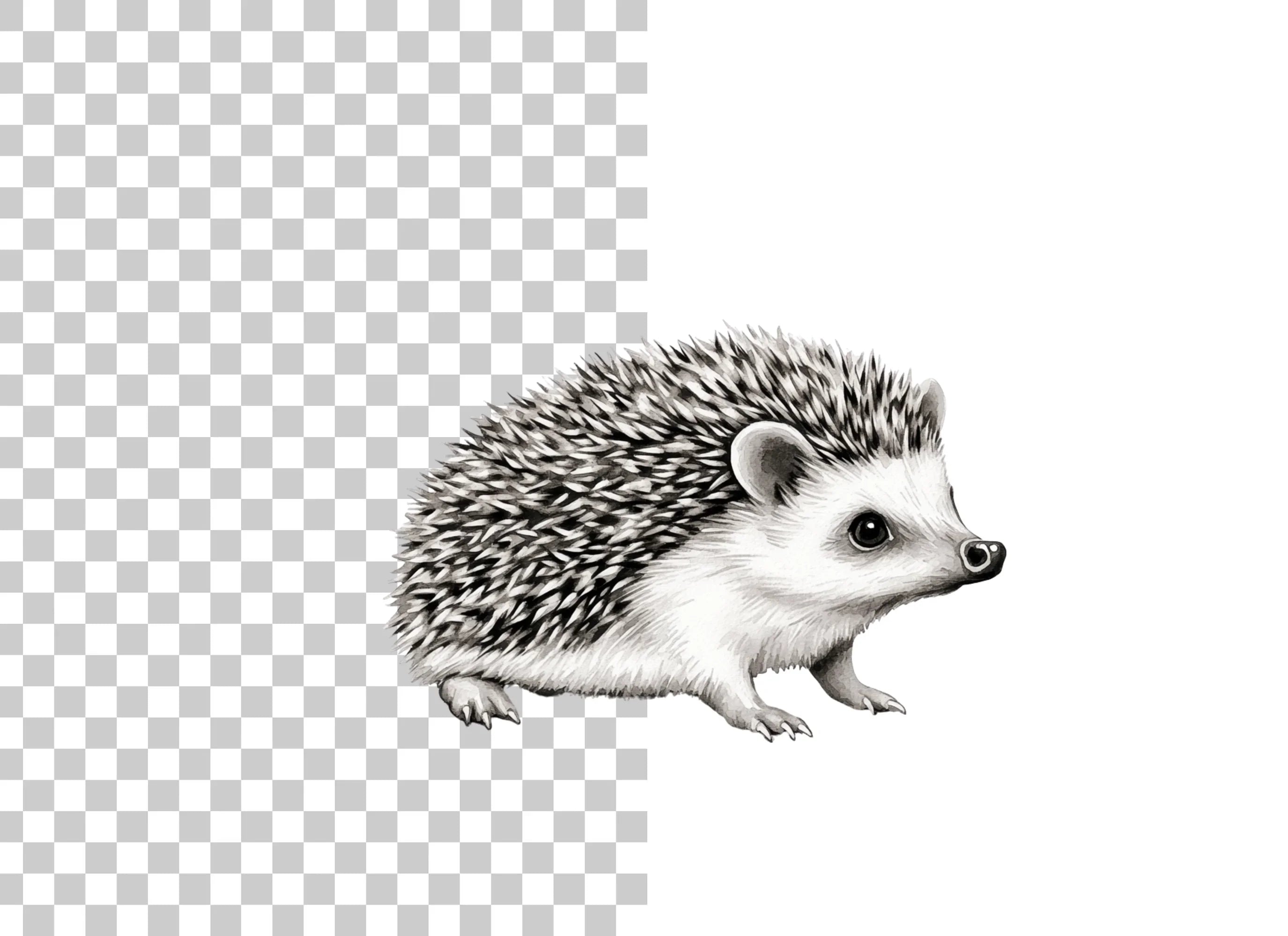 Cute Hedgehog Clipart Bundle