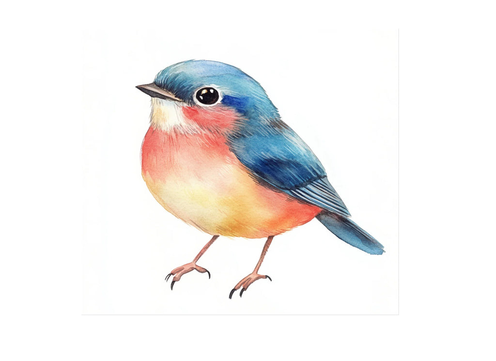 Adorable Bird Illustrations Clipart Bundle
