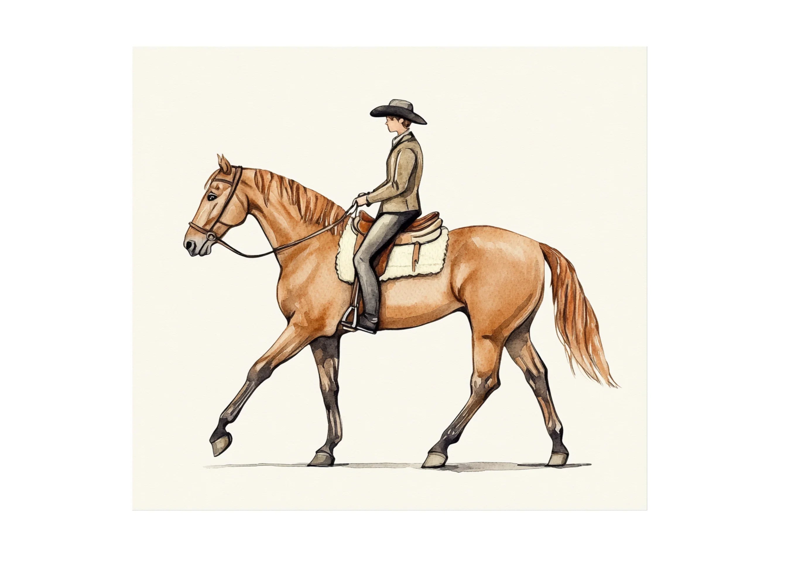 Equestrian Horse Rider Clipart Bundle