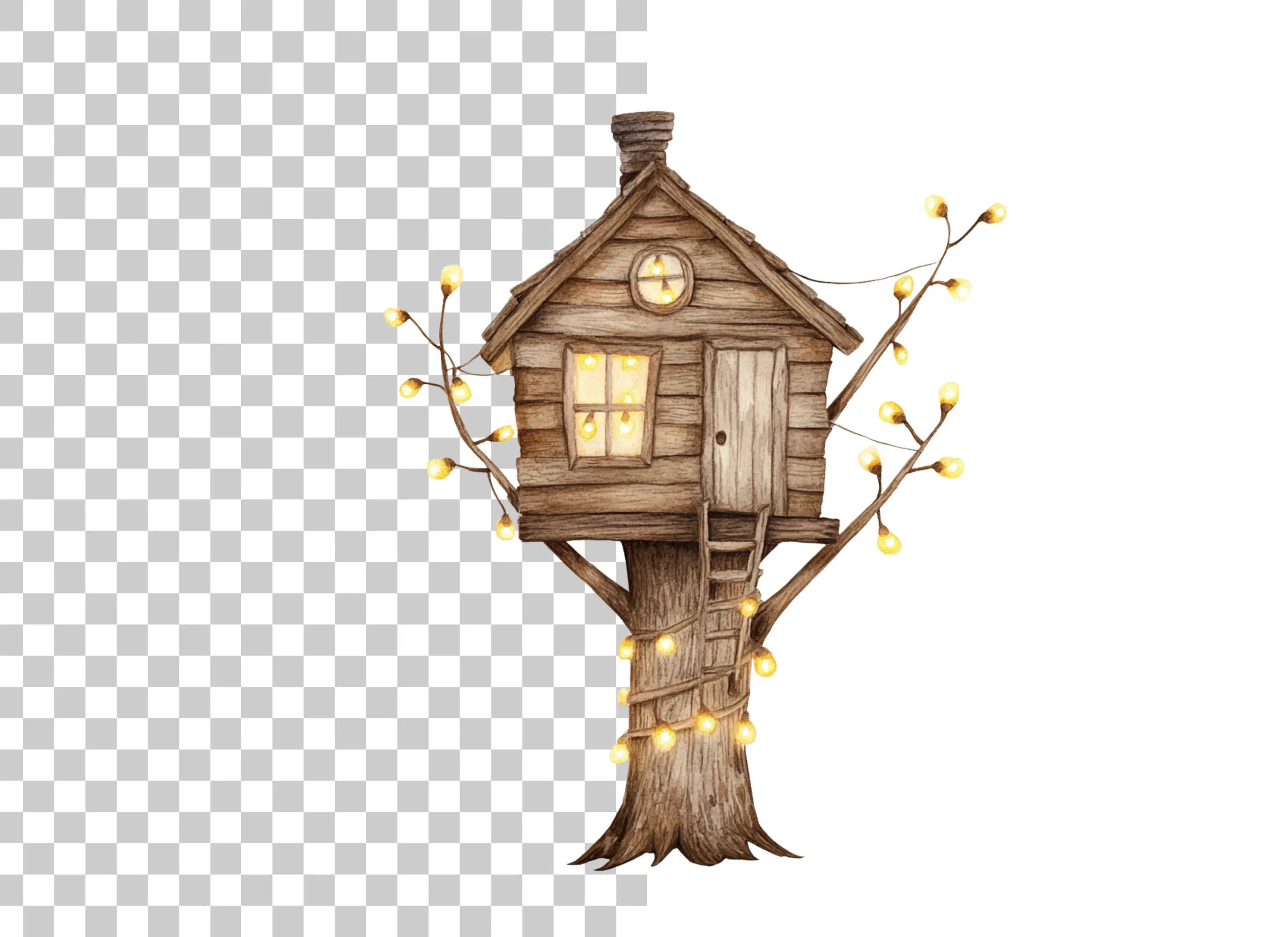 Enchanted Treehouse Clipart Bundle