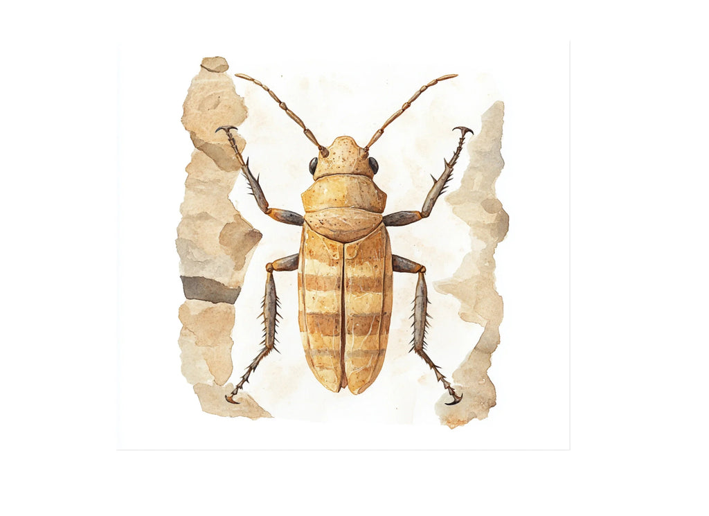 Fossilized Beetle Clipart Bundle