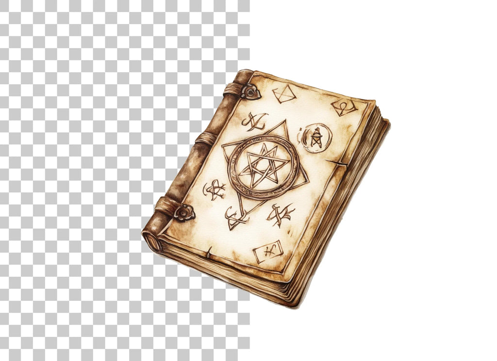 Mystical Grimoire Clipart Bundle