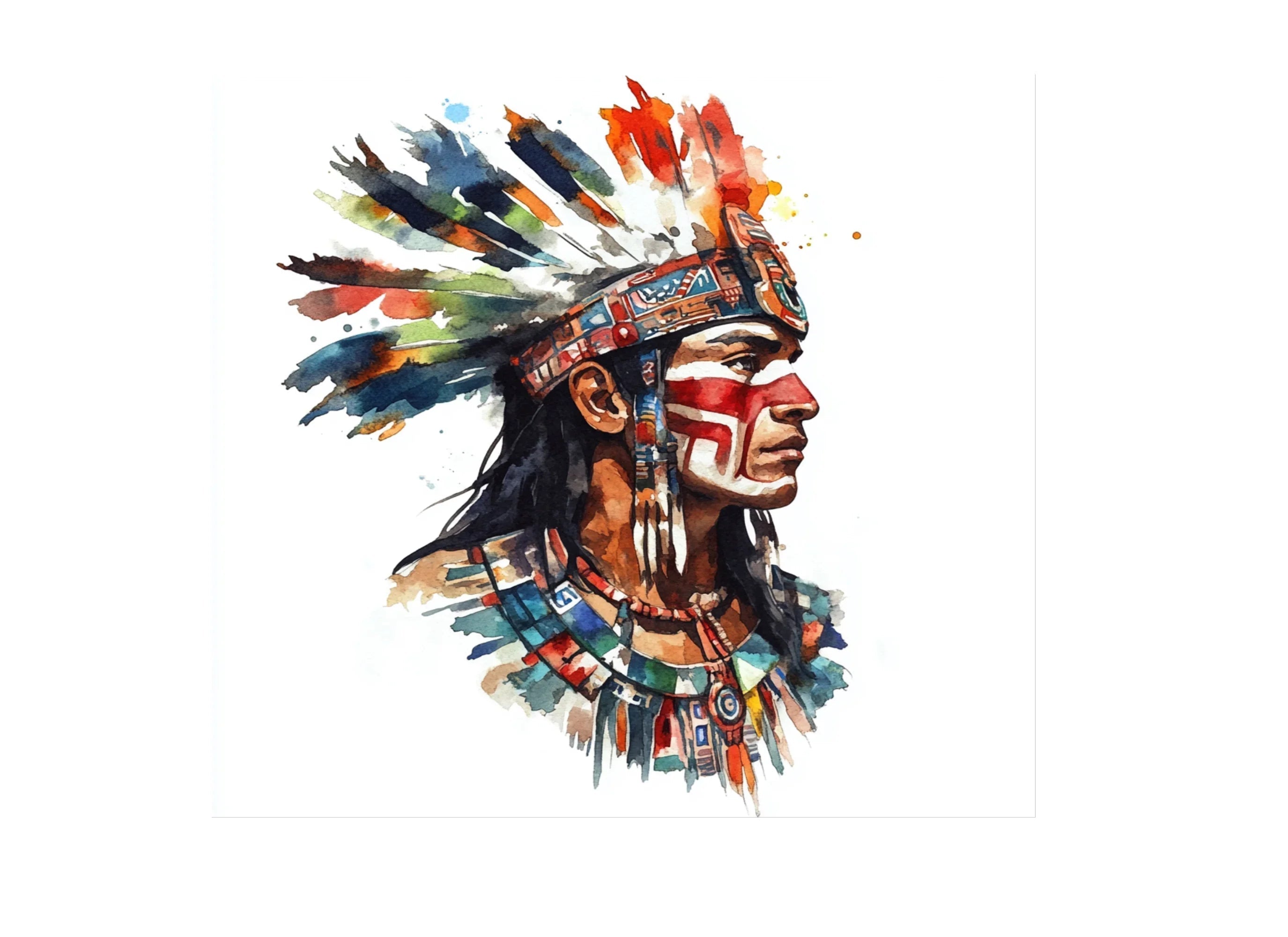 Aztec Warrior Clipart Bundle