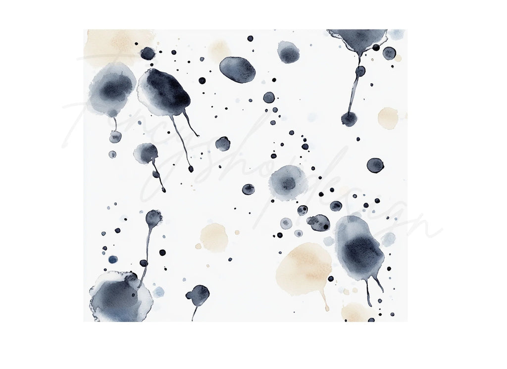 Abstract Splashes Clipart Bundle