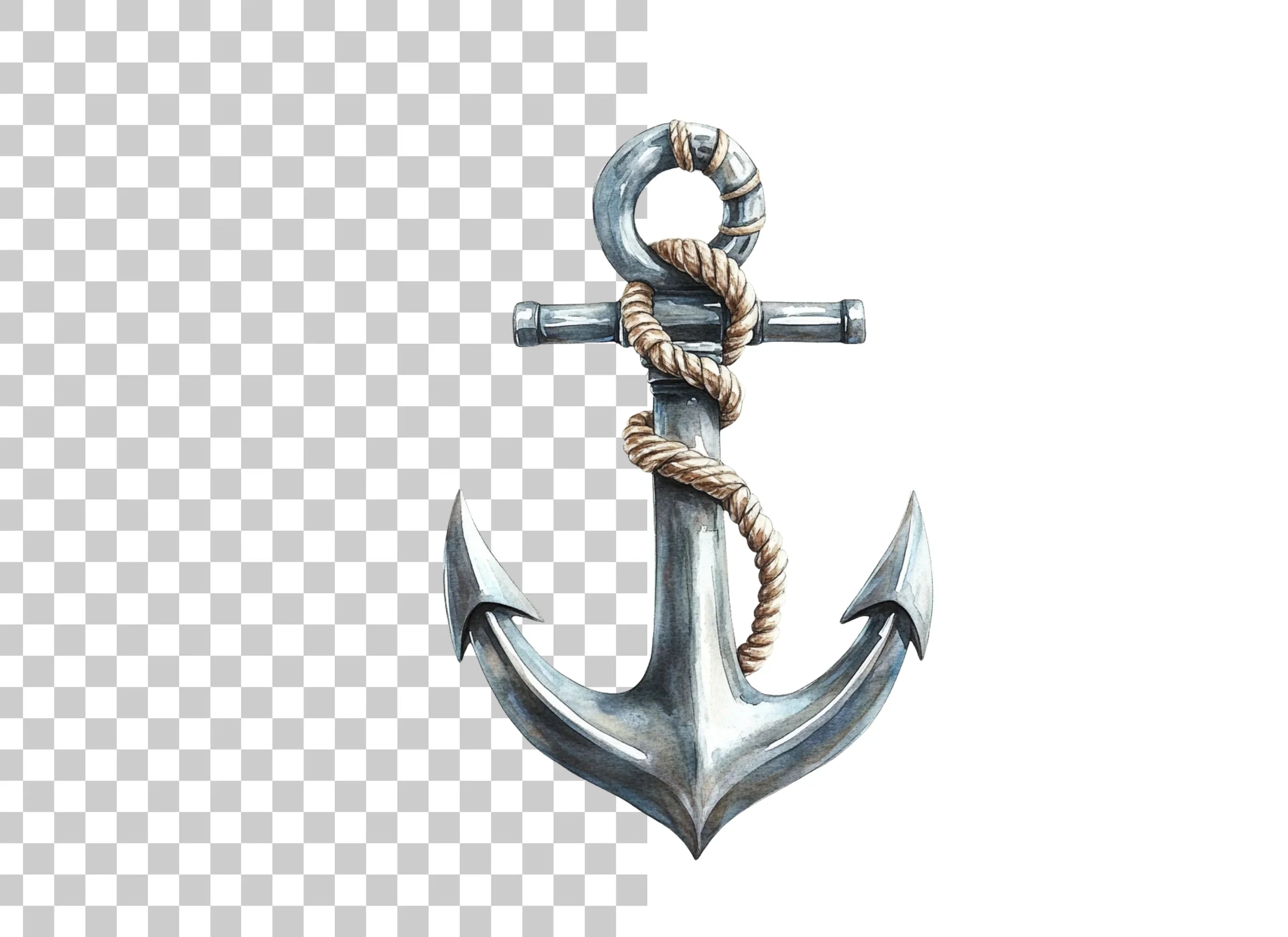 Nautical Anchor Clipart Bundle
