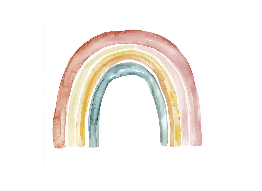 Boho Rainbow Clipart Bundle